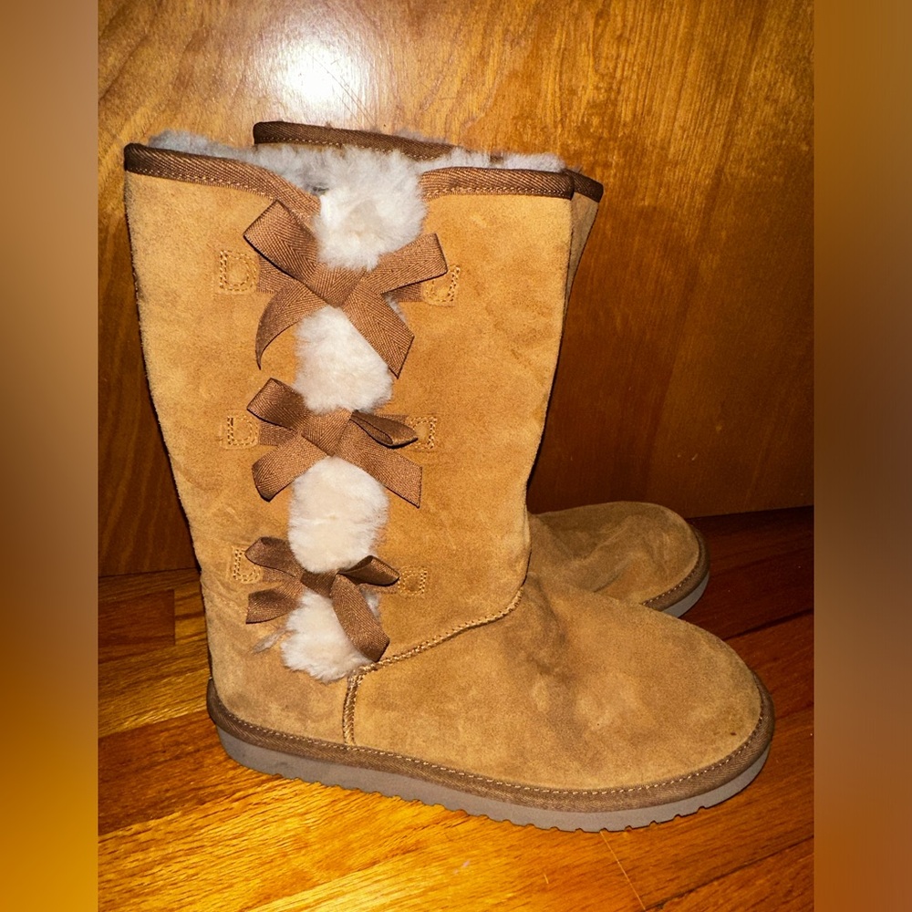 Koolaburra By UGG Victoria Tall Boot Chestnut Tan- Size 10 Womens